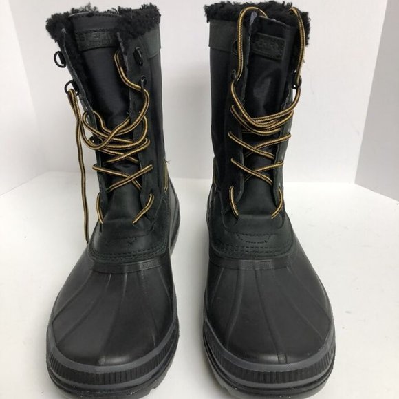 Sperry Mens Ice Bay Tall Boot Black Size 12 M